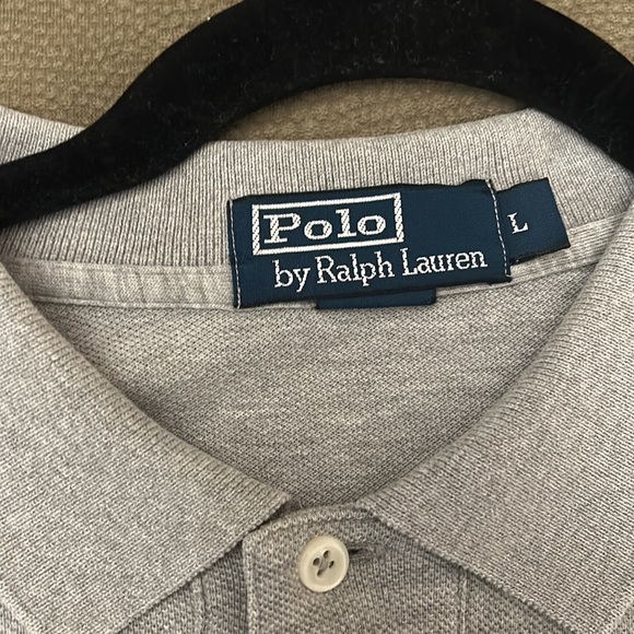 Ralph Lauren Men’s Polo Shirt size Large Color grey. - Picture 3 of 4